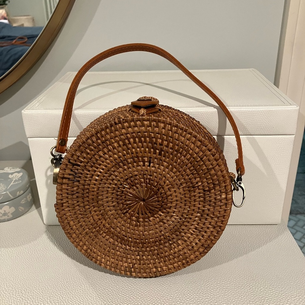 Anthropologie straw bag